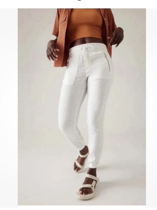 Athleta Pants - Athleta Pants Womens Plus Sz 20 Cabo Linen Joggers New Beach Boho